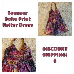 Summer halter dress